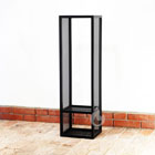 Nový stojan na krbové dřevo Perfo 2WIN-Tower - BRAVER bez dřeva