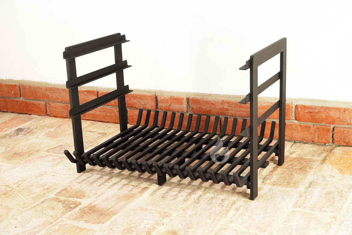 Braver Dragon vložka do zahradního krbu 67x53x45cm, 12 mm, rošt s bočními držáky