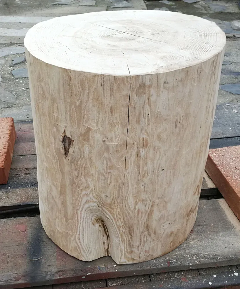 Braver pařezový stolek, špalek 40x45cm jasan 100% přírodní dřevo