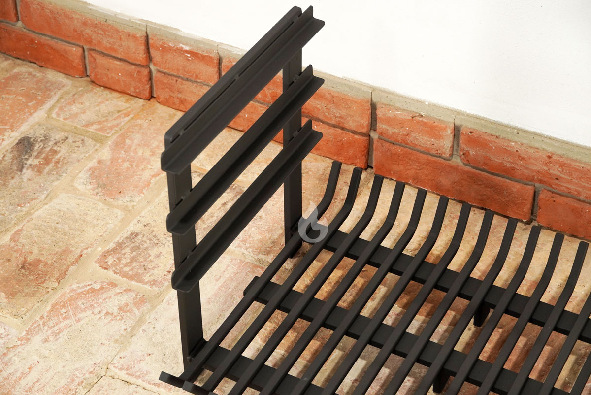 Braver Dragon vložka do zahradního krbu 67x53x45cm, 12 mm, rošt s bočními držáky