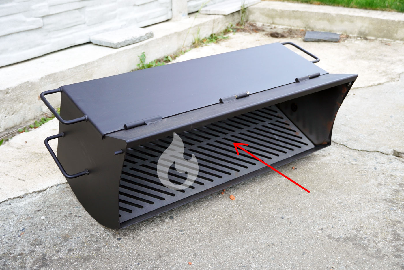 Braver ND palivový rošt 79x32cm, 5 mm pro gril G55 1200, náhradní, ocelový