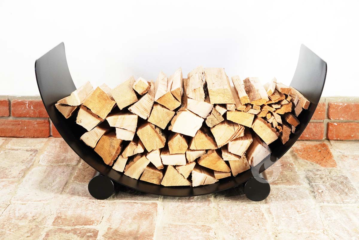 Braver U-Rampa SUMO naložený dřevem zepředu